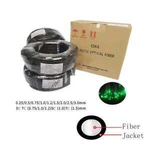 Multi-Fiber Optical Cable Duplex Simplex Mitsubishi ESKA CK-20 CK-30 CK-40 CK-60 CK-80 CK-100 POF Bare Fiber