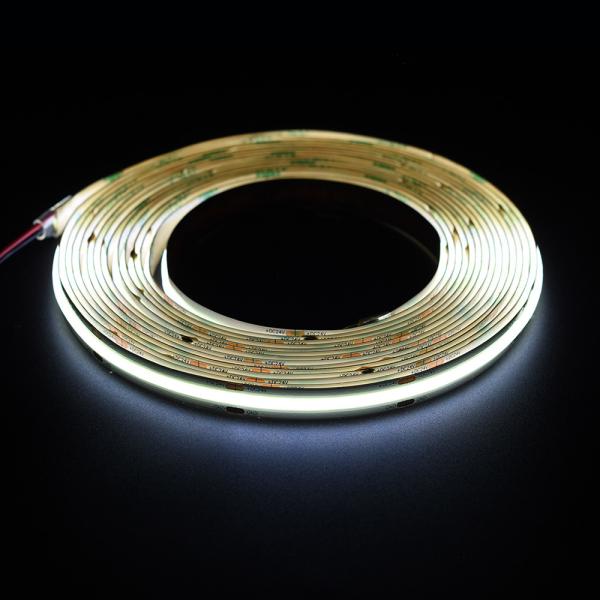 Supply 528 Chips 10mm Cob Led Strip Light 12V/24V for Cabinet DIY Lighting