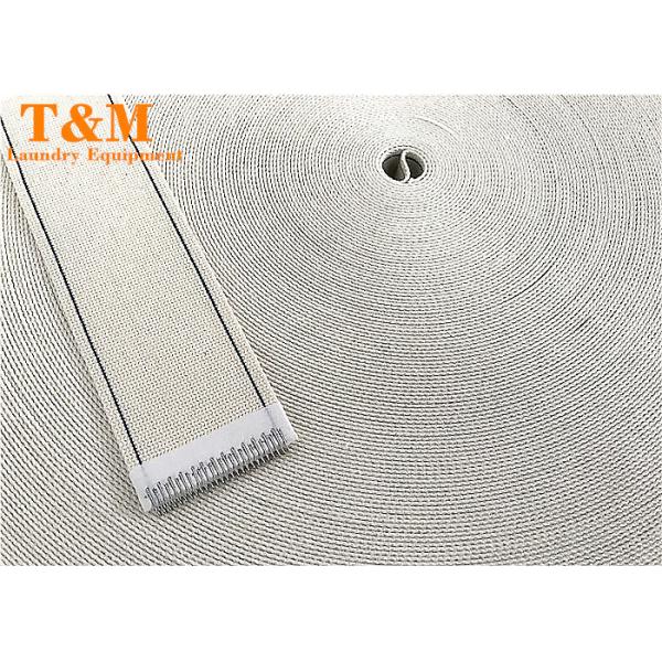 2" Conveyor Belt Commercial Laundry Spare Parts Cotton Belt Blue Line For Flatwork Ironer