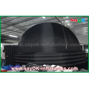 2 Doors Inflatable Mobile Planetarium Dome Projection Tent For Movie Education