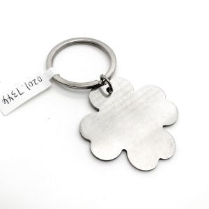 Siliver Four Leaf Clover Metal Keychain Holder Within Years Payment Term TT OEM