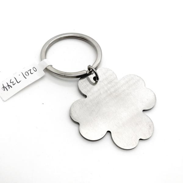 Siliver Four Leaf Clover Metal Keychain Holder Within Years Payment Term TT OEM