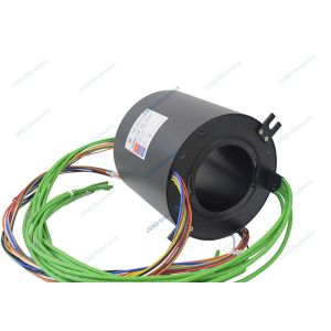 Ethernet Signal Through Hole Slip Ring With Electrical Swivel For Industry