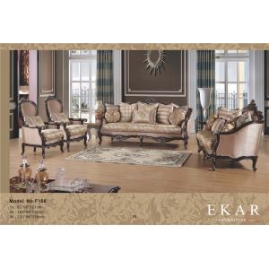 China European Classical French Carved 3 Seater Antique Sofa Set Design on sale