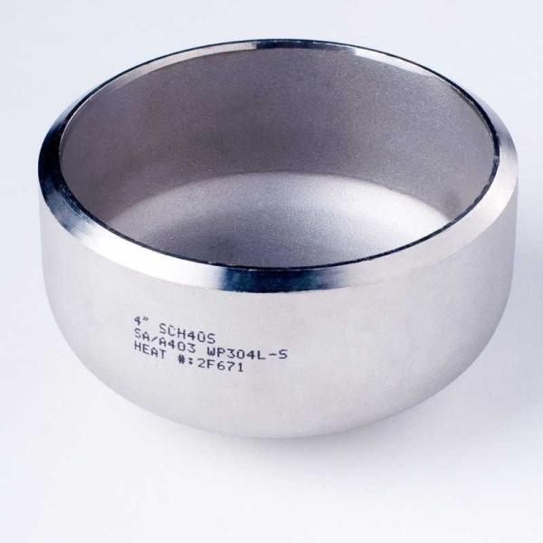 Stainless Steel Pipe End Caps Butt Weld Fitting 8'' SCH10 Round Seamless A403
