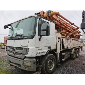 2015 Zoomlion Used 49Meter Concrete pump truck with Benz Chassis