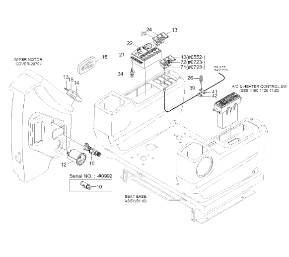 21N820902 21N8-20902 Accel Dial Assy Excavator Electric Parts Fit For HYUNDAI R160LC7