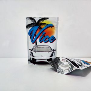 Heat Seal Plastic Bag Packaging 3.5g weed Bags Mylar Soft Touch Pouch