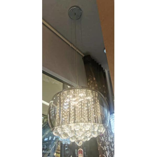 Indoor Living Room Modern Crystal Pendant Light Luxury Bright
