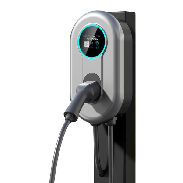 Buy EV Charger Type2 IEC62196 Plug With App Version Wallbox Charging Station With LCD Screen at wholesale prices