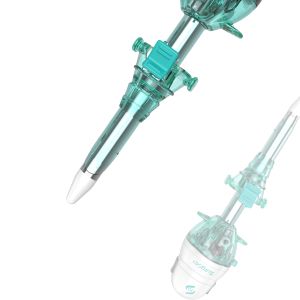 Plastic 10mm Disposable Hasson Trocar Blunt Tip Abdominal Surgical Instruments