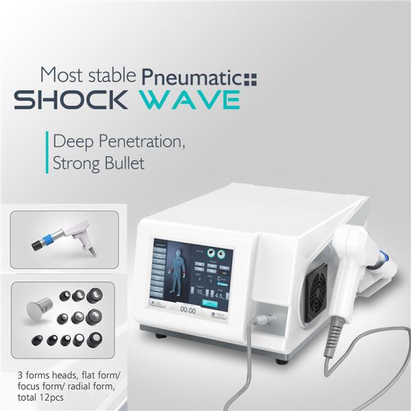12 Heads Extracorporeal Shockwave Therapy Machine With 8 Inch Touch Screen