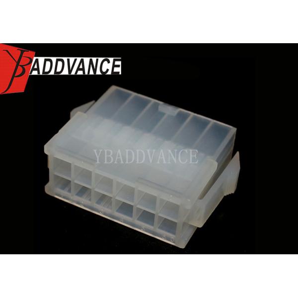 White 12 Way Automotive Electrical Connectors Unsealed 39-01-2121 39012121