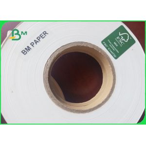 13.5mm - 600mm Food Grade 120gsm Straw Middle And Inner Paper In Roll