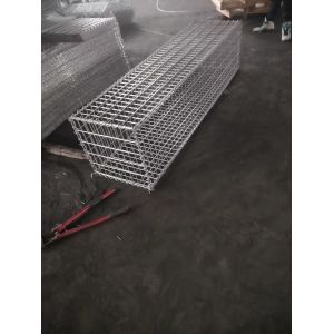 Galvanized Steel Wire Gabion Welded Mesh 0.5m - 2m Height