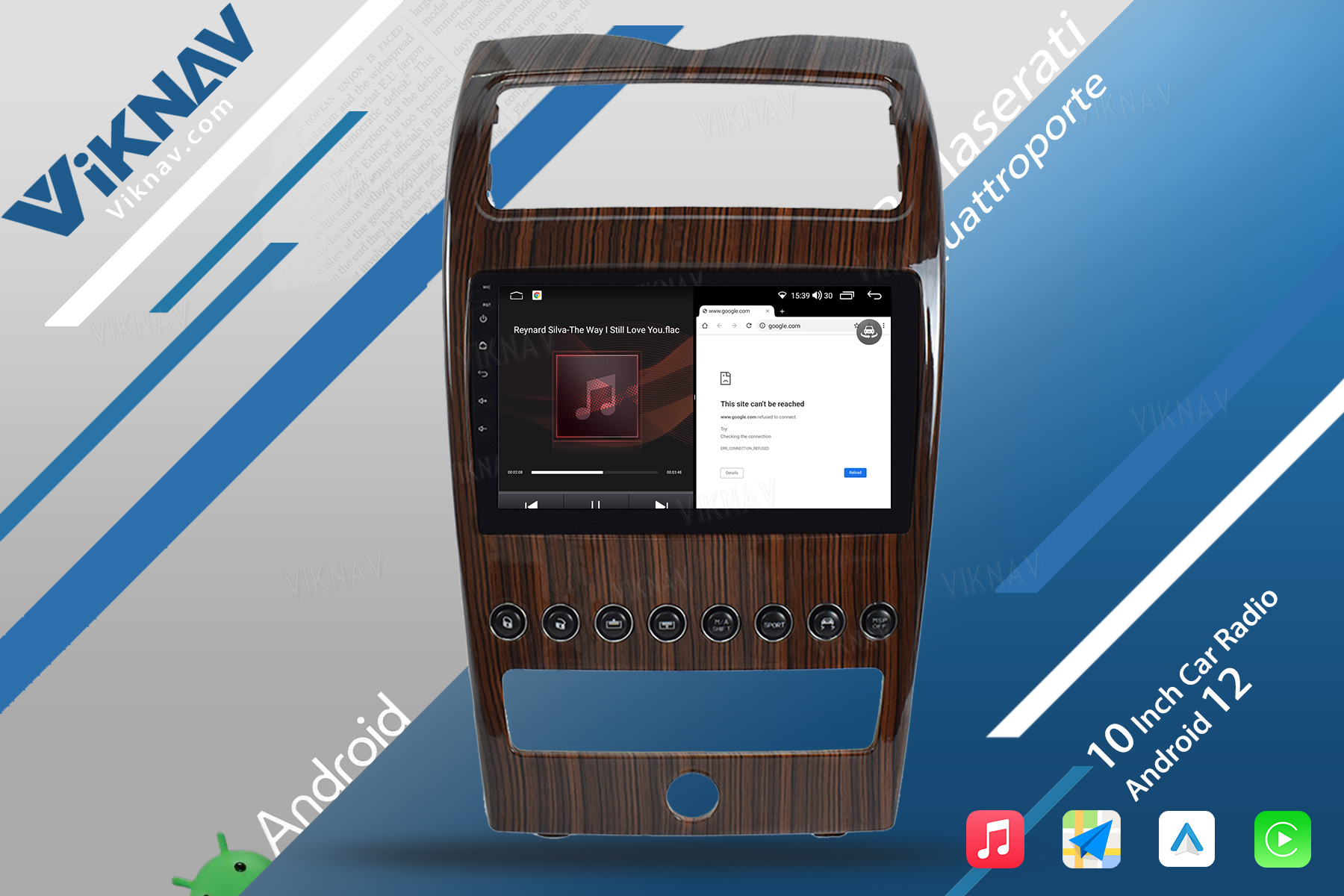2004-2012 Android Car Maserati Quattroporte Radio Aftermarket Touchscreen Carplay