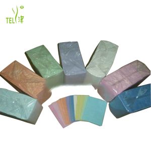 China White PE Film Anti Leakage Disposable Dental Bibs Waterproof on sale