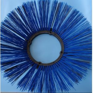 Poly Wire Bristle Mixture Johnston 2000 Sweeper Side Front Brush