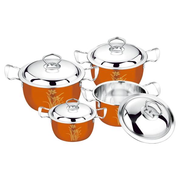 2020 hot selling 16/18/20 3pcs and 4pcs stainless steel 410cookware set &201# cookware sets kitchenwares & kitchen pot