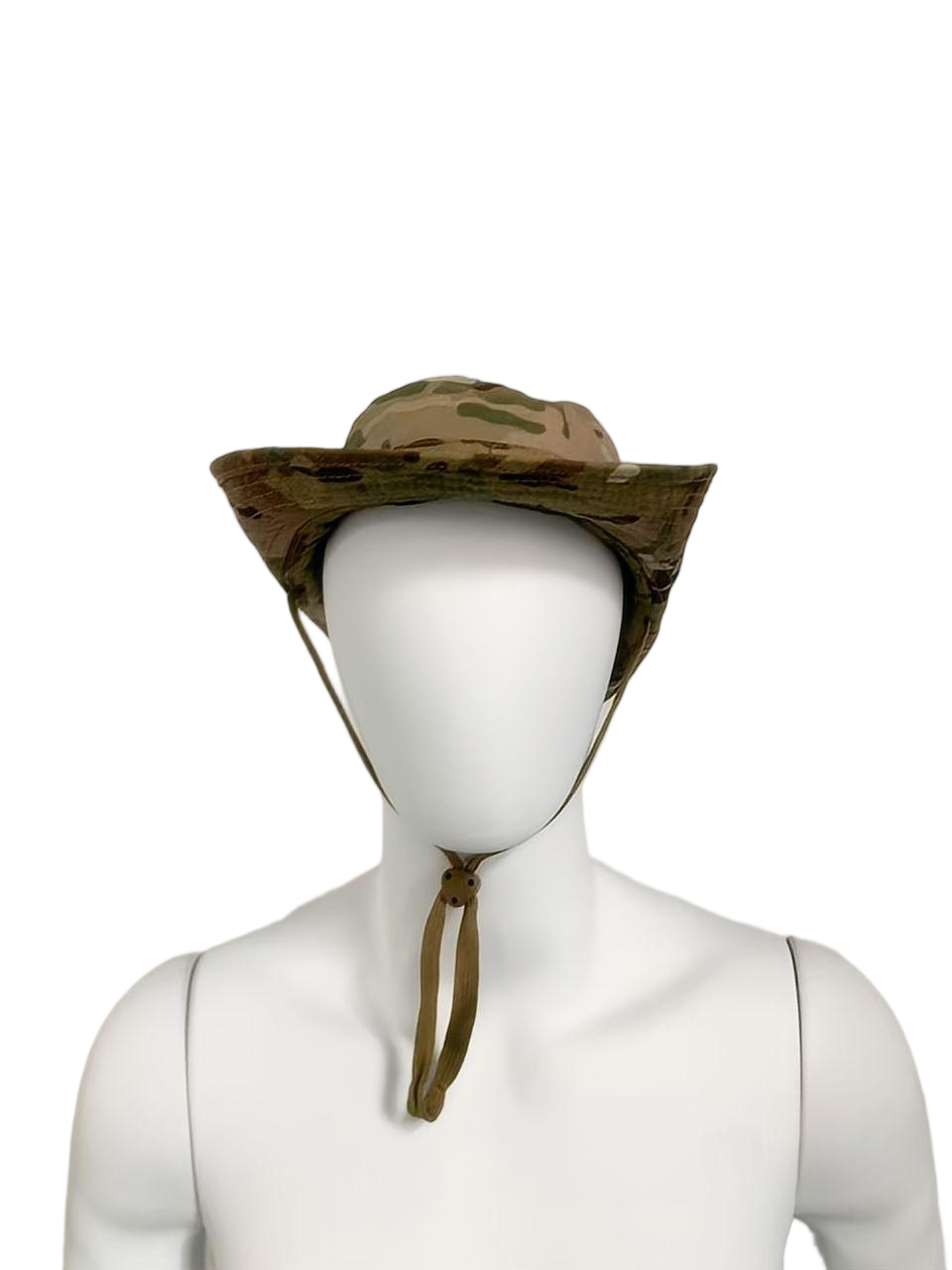 Outdoor Camping Camouflage Tactical Round Brim Hat With Breathable Mesh Custom
