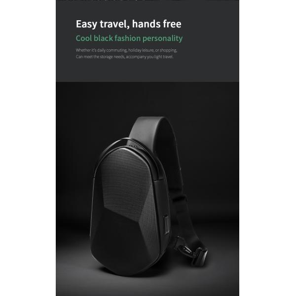 Oem Mens Laptop Sling Bag Mens Front Sling Bag Ventilation Multi Storey