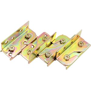 Bed Bracket Connectors Stainless Steel Corner Bracket for Heavy Duty Bed Rail