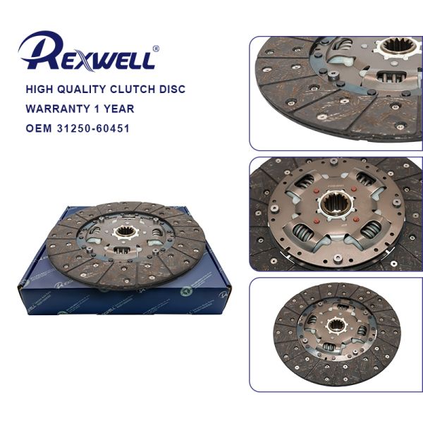 Buy 31250-60451 31250-60452 300mm OEM Clutch Plate Clutch Disc For Toyota Land Cruiser VDJ7# HZJ7# VDJ7# GRJ7# at wholesale prices