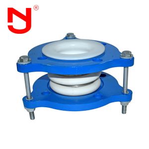 Chemical Resistant PTFE Bellows Expansion Joint With Stainless Steel Flange