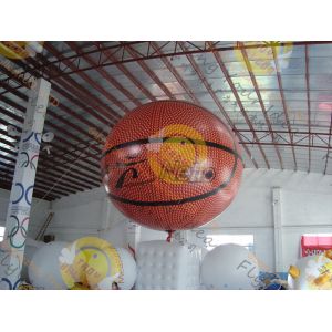 Fire Proof Sporting Inflatable Basketball Giant EN71 With Helium