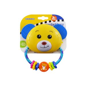 Multi Color BPA Free Baby Teething Rattle Toys With Music And Light 3 To 36
