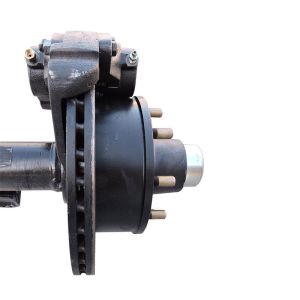 Straight Axle 7000 lb Trailer Axle with Disc Brakes