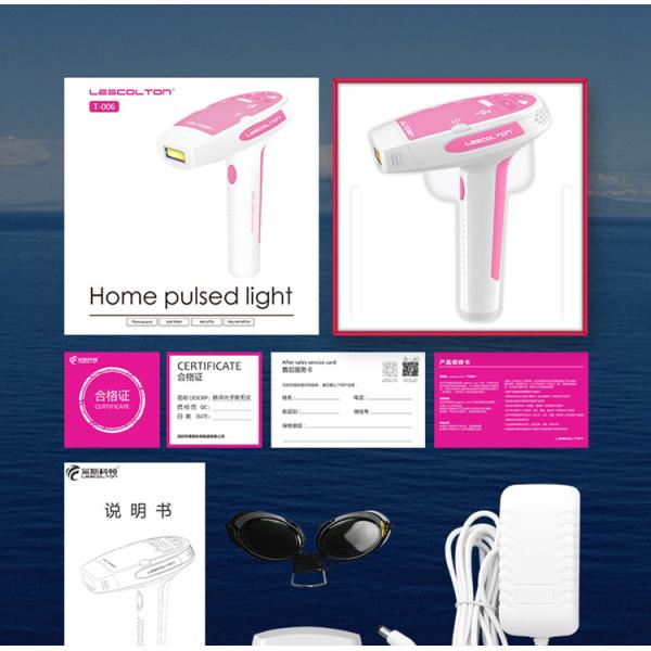 Painless Epilator Home Beauty Machine IPL Laser Hair Removal Lescolton T006