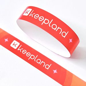 UV Resistant Customized Wristband with Security Slits for Sale