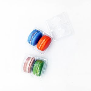 Custom Macaron Clear Acrylic Macaron Transparent Packaging Display Clear