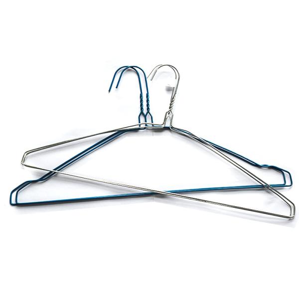 Buy Dry Cleaning Disposable Laundry 2.2mm Galvanized Wire Hangers at wholesale prices