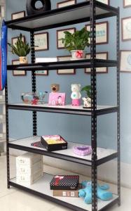China Light Duty Racking Galvanized Steel Slotted Angle Shelving on sale
