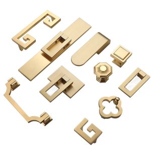 Office Copper Gold Antique Single Hole Drawer Pulls