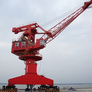 China Floating Dock Crane In Shipyard With Customized Load Capacity And Lifting Height on sale
