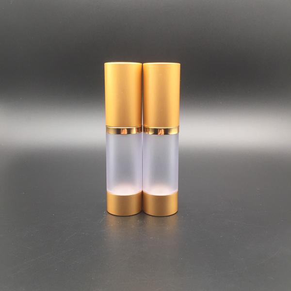 10ml 15ml 30ml 50ml 80ml 100ml 120ml Silver Golden Matte Airless Pump Bottle Facial Cleanser Sealing Type PUMP SPRAYER