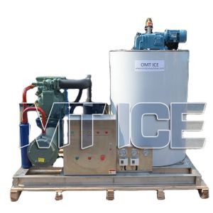 Refrigerant R404a Seawater Flake Ice Machine 380V 2 Ton Flake Ice Machine