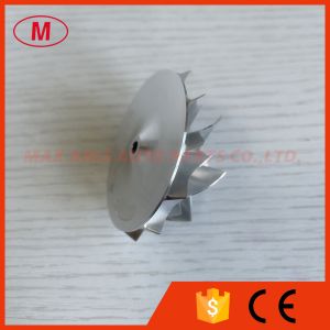 TD03 14T close 39.55/51.00mm 6+6 blades Turbo milling/aluminum 2618/billet