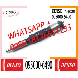 Diesel Fuel Injection Common Rail Injector 095000-6490 RE529118