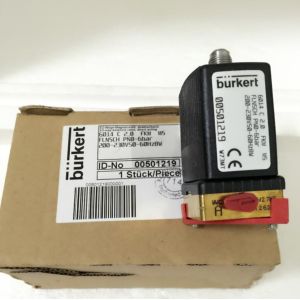 Burkert 6014 solenoid valve with manual switch 230V 00501219