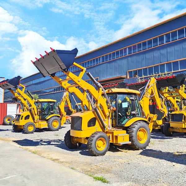 Cheap Diesel Small Backhoe Wheel Loader Tractor Excavator Compact Backhoe with