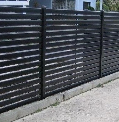 2.1m (H) *2.4m (W) Spear Tubular Garrison Australia Steel Fence