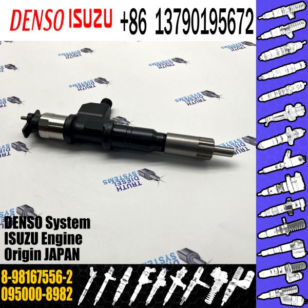 Genuine and new fuel injector 095000-8980 095000-8981 095000-8982 8-98167556-2 for ISUZU 6WG1 Engine