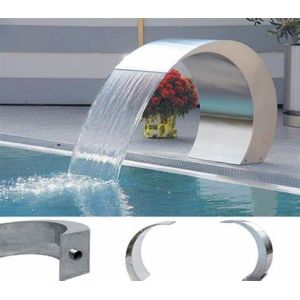 Artificial Stainless Steel Swim SPA Pool Equipment Cascade Waterfall
