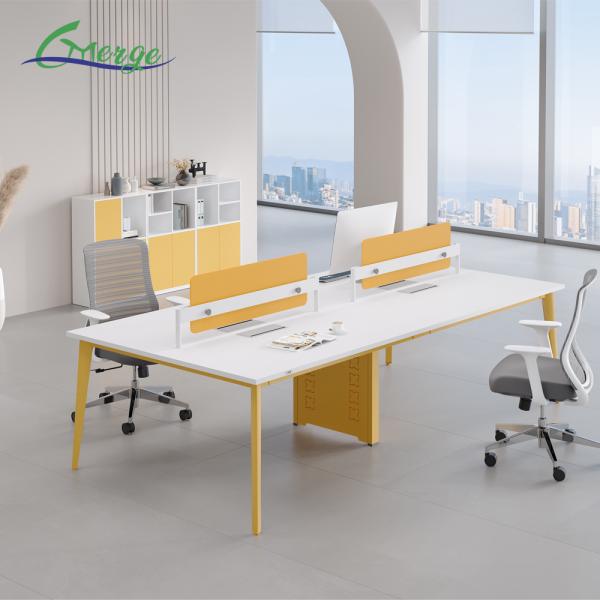 Adjustable Shelves and Glass Divider Functionality in Open Space Office