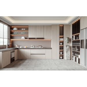 Modern Kitchen Cabinet with MDF Carcase and Blum Hardware