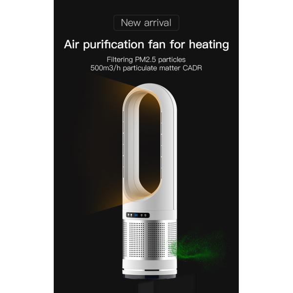 Multi 3 in1 Floor Standing Smart Air Purifier Cool Hot Bladeless Tower Fan Fan For Home